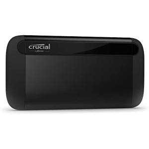 Crucial X8 1TB Portable SSD - Up to 1050MB/s - PC and Mac - USB 3.2 External