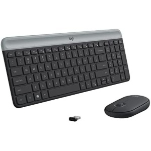 Logitech MK470 Slim Wireless Keyboard and Mouse Combo - Modern Compact Layout