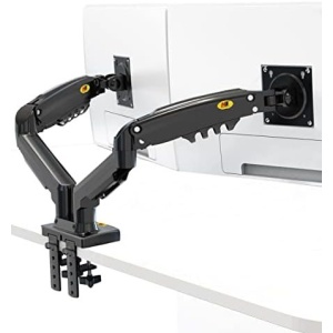 NB North Bayou Dual Monitor Desk Mount Stand Full Motion Swivel Computer Monitor